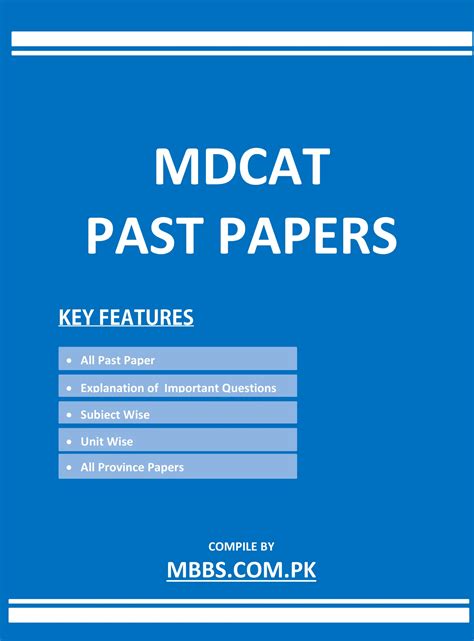 MDCAT Past Papers 2024 Unit Wise 2008 2023 Past Paper Book