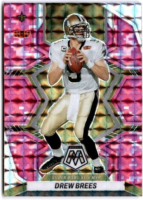 Amazon 2022 Panini Mosaic Mosaic Camo Pink 295 DREW BREES Super