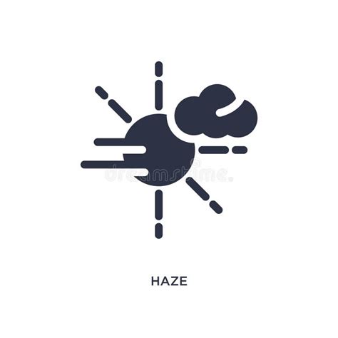 Haze Icon On White Background Simple Element Illustration From Weather