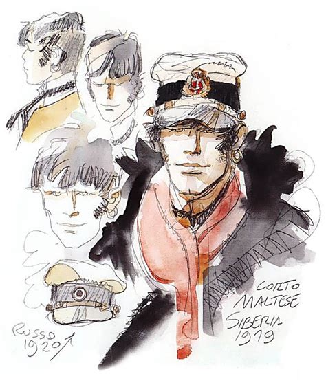 Hugo Pratt Corto Maltese in Siberia 1979 Ilustrações Banda