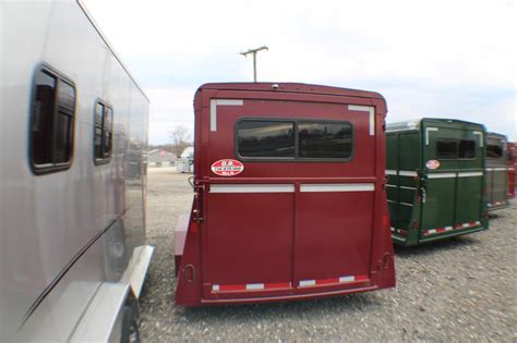 2024 Valley Trailers 3 Horse Stock Stock Combo Trailer Tandem Axle