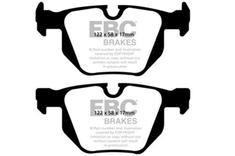 Ebc Brakes Dp C Redstuff Ceramic Low Dust Brake Pads Ebay