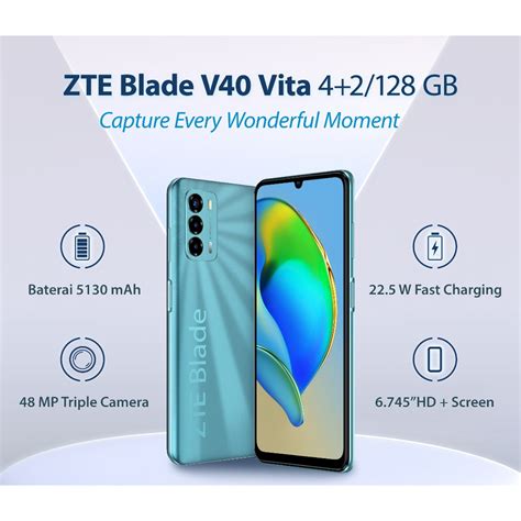 Zte Blade V40 Vita 4gb128gb Smartphone L Big Screen 675 Hd L Big