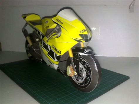 Yamaha Yzr M Us Realistic Papercraft D Paper Model Etsy New Zealand