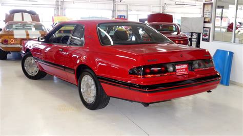 1988 Ford Thunderbird Turbo 3520 Miles Red Coupe I4 2 3L Manual 5 Speed