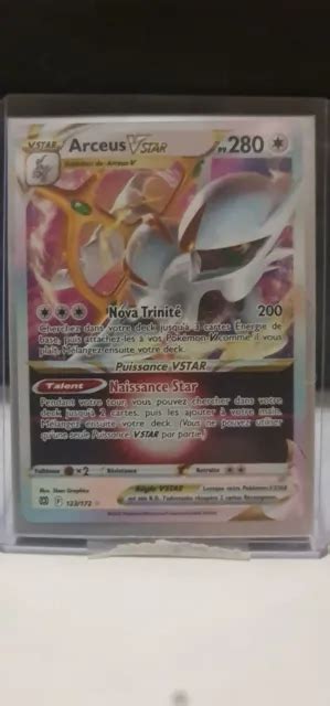 CARTE POKEMON ARCEUS Vstar 123 172 EB09 Stars Étincelantes FR Neuf EUR