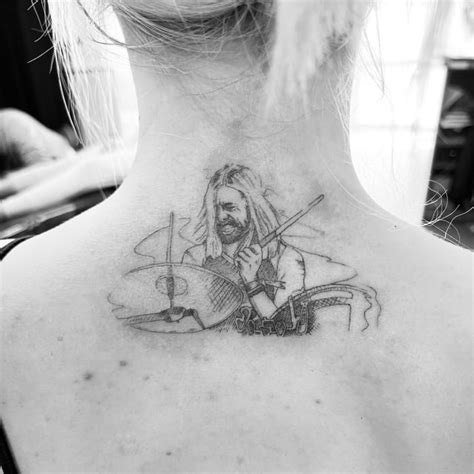 Tribute Tattoo For Taylor Hawkins Foofighters