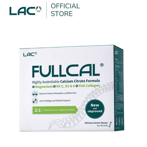 Lac Fullcal 3g X 60 Sachets Shopee Malaysia