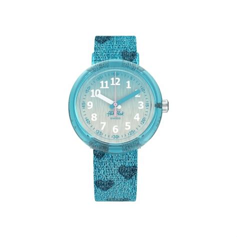 Achat Montre Flik Flak Pool In Miami Turquoise Sparkle