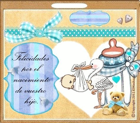 Tarjetas para imprimir felicitaciones nacimiento bebé Imagui