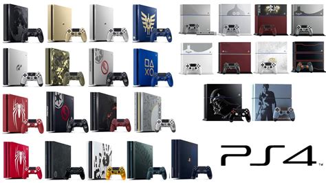 All PS4 (Fat/Slim/Pro) Official & Limited Editions consoles ...
