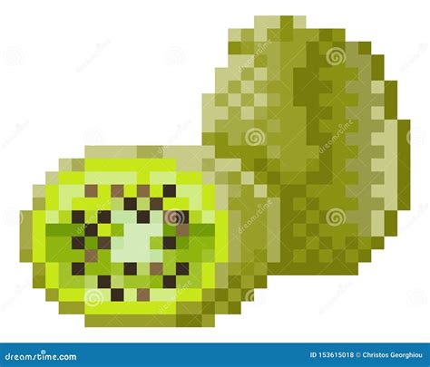 Fruit Pixel Art Icons Cartoon Vector CartoonDealer 142190725