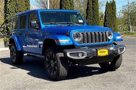 New 2024 Jeep Wrangler 4xe Sahara 4xe Plug-In Electric/Gas Sport ...