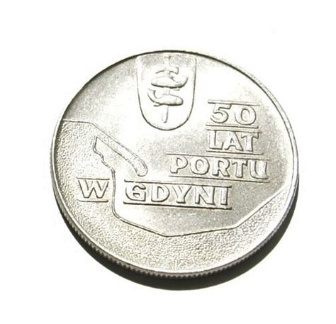 10 zł złotych 1972 50 lat Portu w Gdyni ładna Dąbrowa Górnicza