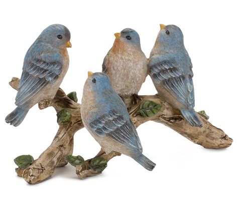 Melrose Blue Birds On Branch Tabletop Figurine