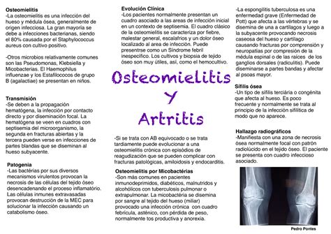 2 Osteomielitis Y Artritis Osteomielitis La Osteomielitis Es Una