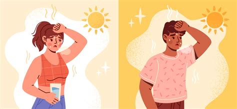 Hot Weather Woman Royalty Free Vector Image VectorStock