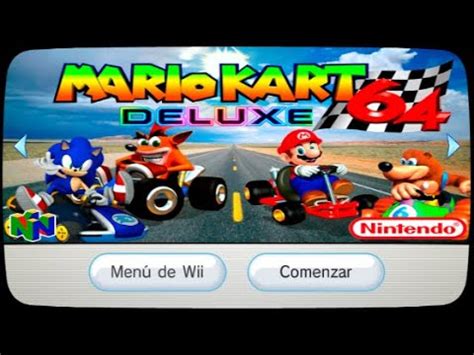 Mario Kart 64 Deluxe Hack WAD VC N64 Wii YouTube