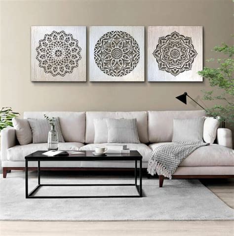 Mandalas Cuadros Arte En La Pared Decoracion Estudio Delier