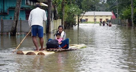 Floods And Landslides Continue To Wreak Havoc In Assam And Meghalaya