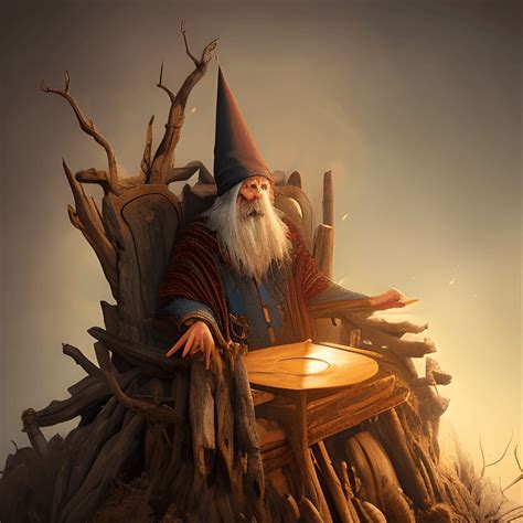 Wizard On A Throne Graphic Creative Fabrica