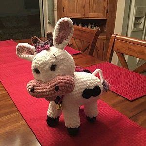 Crochet pattern in English Funny cow Amigurumi Сow plush Etsy