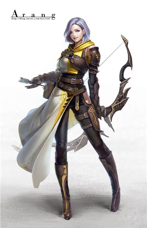 Archers By TaeKwon Kim A Rang Character Design Cartoon Female