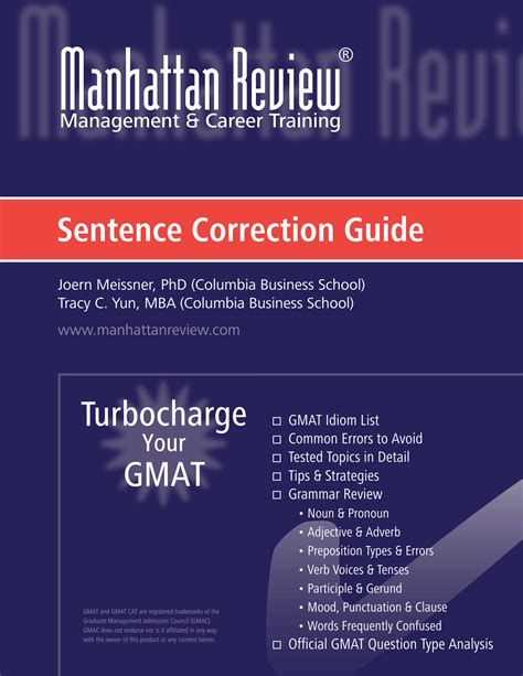 Solution Gmat Sentence Correction Guide Studypool