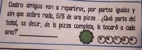 Cuatro Amigosvan A Repartirse Por Partes Iguales Y Sin Que Sobre Nada