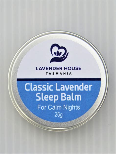 Classic Lavender Sleep Balm Lavender House Tasmania