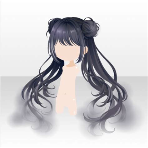 An Anime Girl With Long Black Hair