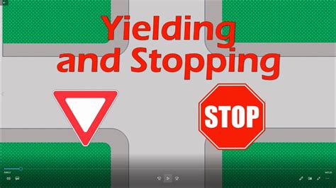 Residential Intersections Part 2 Yielding And Stopping Right Of Way