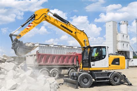 Pelle sur pneus Liebherr A918 fabrication 100 européenne