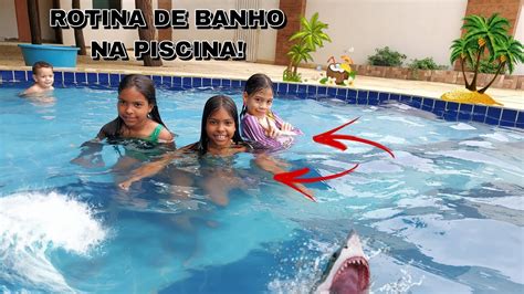 Minha Rotina De Banho Da Piscina Parte Youtube