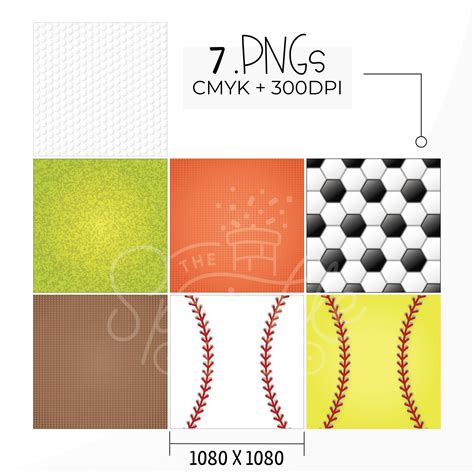 Sports Ball Prints - The Sprinkle Factory