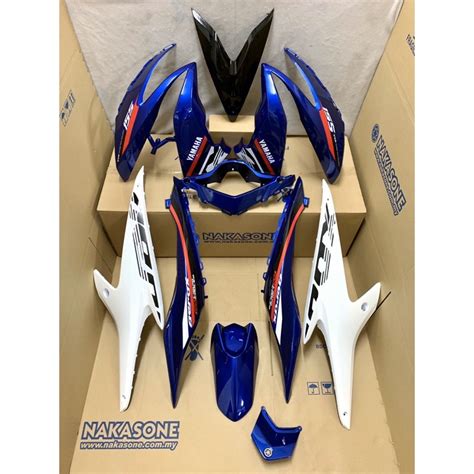 Yamaha Nvx V Nvx V Cover Set Aerox Thailand Std Version Blue White