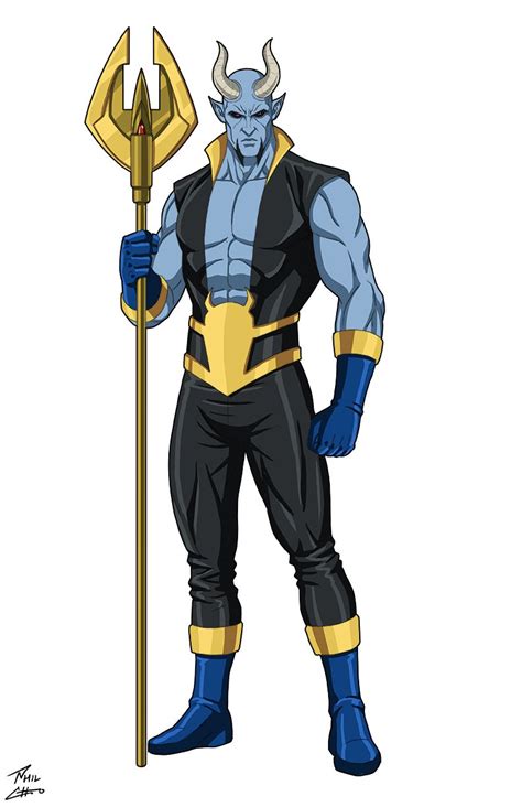 Blue Devil Commission By Phil Cho On Deviantart Dc Comics Art