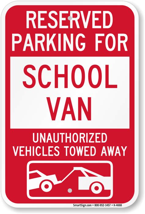 School Parking Signs | Parking Signs for Schools