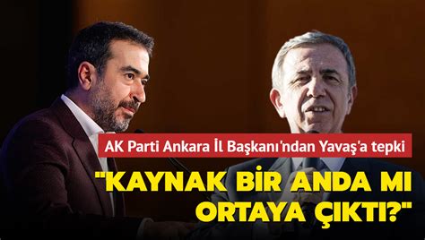 AK Parti Ankara İl Başkanı ndan Yavaş a sosyal yardım tepkisi