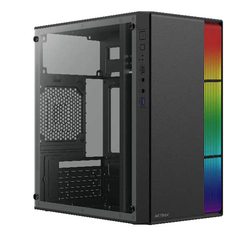 Compra Gabinete Acteck Fusion Ii Gi C Ventana Micro Tower Ac