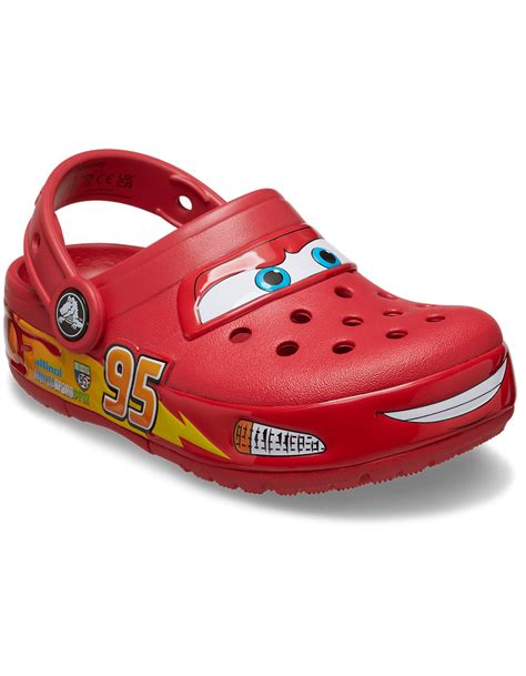 Crocs X Disney Pixar Cars Lightning Mcqueen Little Kids Clogs Red