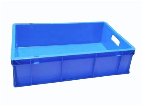 Rectangular Blue Polyproline Fruit Crate X X Mm Capacity