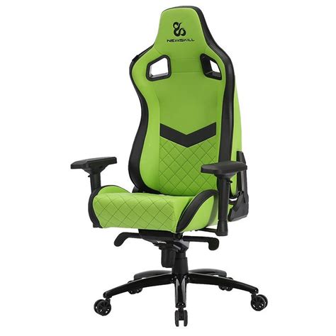 Newskill Osiris Cadeira Gaming Pele Sint Tica Preta Verde