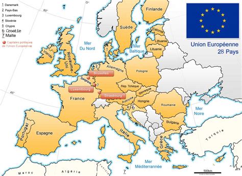 liste des pays de  union europeenne  leurs capitales primanyccom