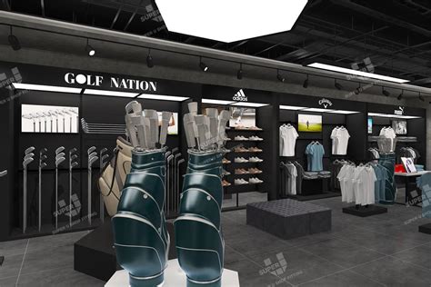 Golf Nation Golf Shop Interior Design Project