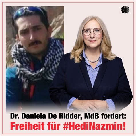 Dr Daniela De Ridder Bernimmt Patenschaft F R Den Iranischen Kurden