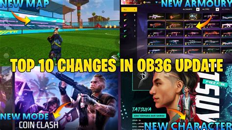 Top Changes In Free Fire After Ob Update Garena Free Fire Ob