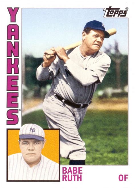 Babe Ruth Yankees Card