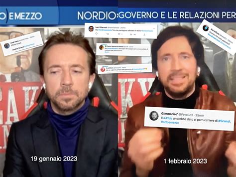 A Otto E Mezzo La Notizia è Quella Dei Capelli Di Andrea Scanzi Il