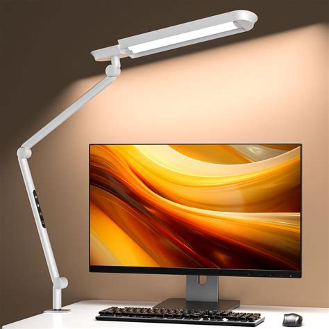 Lampe De Bureau Led Lampe D Architecte De Bras Pivotante Double